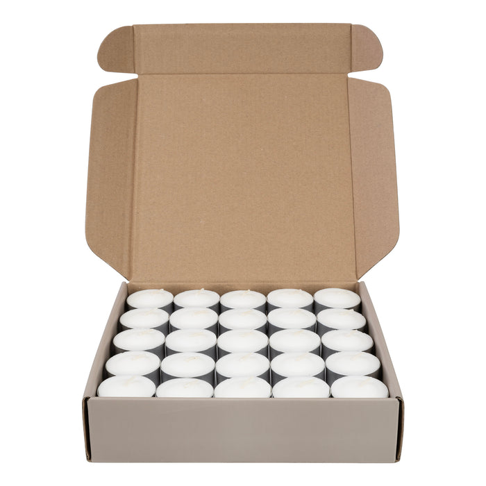 Unfragranced Tealights - 50pc - Northern Lights Wholesale