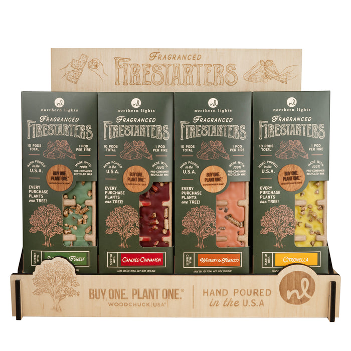 Firestarters Display - Northern Lights Wholesale